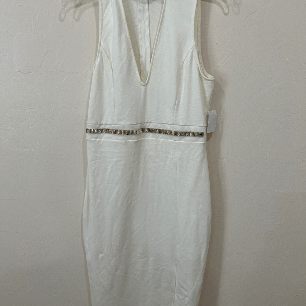Charlotte Russe mini white dress size large